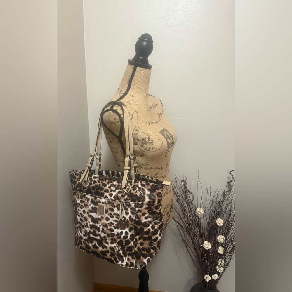 Grace Adele Leopard Print Tote Bag